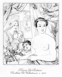 Diane de Poitiers, Adlige an den Höfen von Franz I. und Heinrich II. von Frankreich