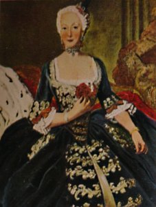 Die Gemahlin Friedrichs des Großen 1715-1797 - Gemälde von Pesne, 1934
