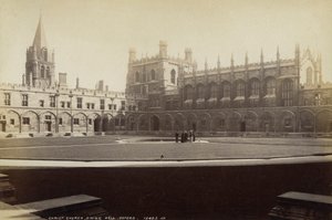 Speisesaal, Christ Church College, Oxford, Oxfordshire, spätes 19. oder frühes 20. Jahrhundert
