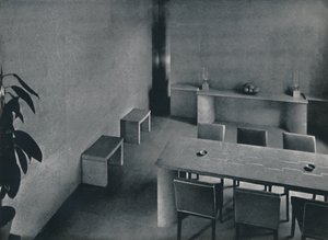 Esszimmer des Architekten Oliver Hill, F.R.I.B.A. von Unbekannt