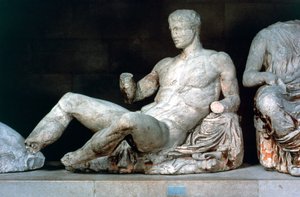 Dionysos, vom Ostgiebel des Parthenon