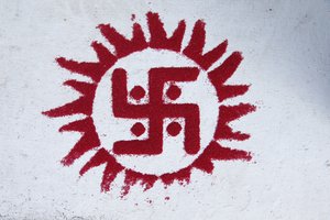 Diwali Rangoli. Vereinigtes Königreich