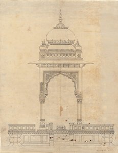 Kuppelpavillon, ca. 1830 von Unbekannt