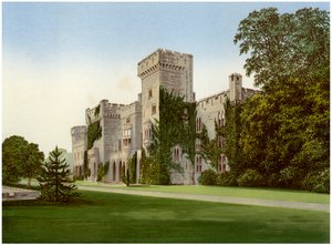 Downton Castle, Herefordshire, Heimat von Baronet Boughton, um 1880