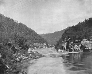Drachenschlucht, New River, West Virginia, USA von Unbekannt