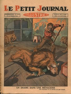 Drama in einer Menagerie, 1930 von Unbekannt