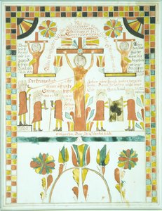 Zeichnung der Kreuzigung, 1800
