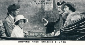 Fahrt von der Crathie-Kirche, 1935 1937 von Unbekannt