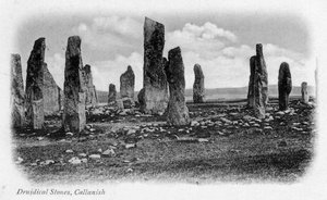 Druidische Steine, Callanish, Isle of Lewis, Äußere Hebriden, Schottland, 1902