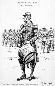 Trommler, 4. Regiment der Französischen Fremdenlegion, 20. Jahrhundert von Unbekannt