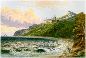 Dunrobin Castle, Sutherland, Schottland, Heimat des Herzogs von Sutherland, um 1880