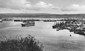 Durban-Hafen vom Bluff, Südafrika
