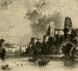 Kathedrale von Durham von Südwesten, 1898