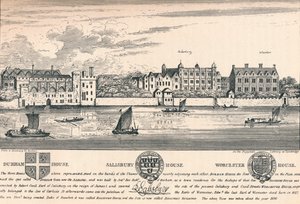 Durham House, Salisbury House und Worcester House, London