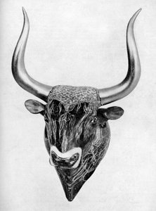 Frühes kretisches Libationsgefäß, gefunden in Knossos, 1933-1934