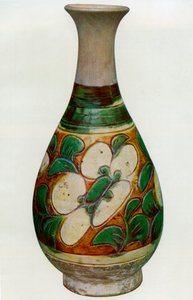 Irdenware Vase, chinesisch, Tang-Dynastie, 618-907, 1925 von Unbekannt