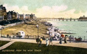 Eastbourne vom Wish Tower, Sussex, frühes 20. Jahrhundert von Unbekannt