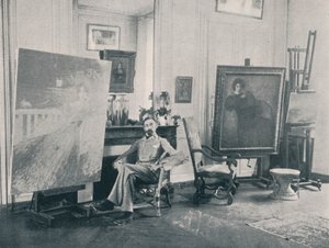 Edmond Francois Aman-Jean 1858-1936. Französischer symbolistischer Maler, 1898 von Unbekannt