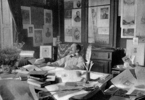 Edmond Rostand, französischer Dichter und Dramatiker, 1908