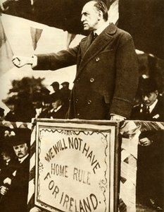 Edward Carson hält eine Rede, 1912, 1935
