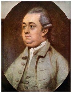 Edward Gibbon, britischer Historiker, 1773 von Unbekannt
