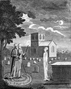 Edward Kelley, englischer Astrologe und Alchemist, ca. 1790