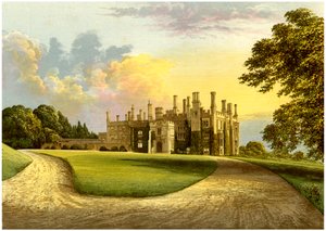 Eggesford House, Devon, Heim des Earl of Portsmouth, um 1880