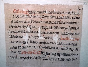 Ägyptische hieratische Schrift von Unbekannt