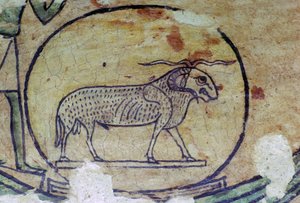 Ägyptische Malerei von Amon als Widder