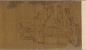 Elegantes Treffen im westlichen Garten, Ming-Dynastie, 16. Jahrhundert