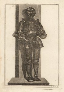 Eleganter Anzug aus geriffelter Rüstung, von Lord Warwick aus Deutschland mitgebracht von Unbekannt