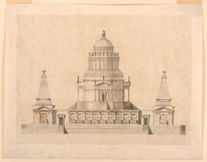 Erhebung eines fantastischen Mausoleums