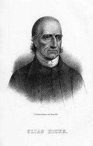 Elias Hicks, amerikanischer Prediger, 1854 von Unbekannt