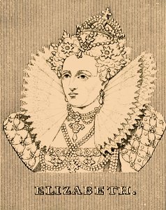 Elizabeth, 1533-1603, 1830 von Unbekannt
