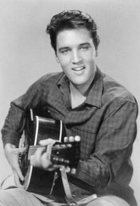 Elvis Presley, amerikanischer Sänger und Schauspieler, 1950er Jahre von Unbekannt