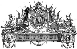 Emblem der Pariser Weltausstellung, 1867