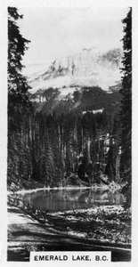 Emerald Lake bei Field, British Columbia, Kanada