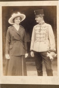 Kaiser Karl I. von Österreich mit Kaiserin Zita von Unbekannt
