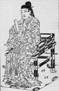 Kaiser Kanmu, der das japanische Erbfolgegesetz einführte, 1907