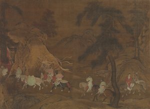 Die Flucht des Kaisers Xuanzong nach Shu, Mitte des 12. Jahrhunderts