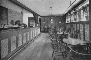 Englische Bar im Keller, Hotel Royal Bermudiana, Hamilton, Bermuda, 1924