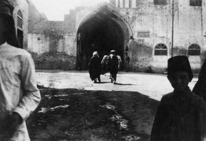 Eingang des Basars von Bagdad, Mesopotamien, Erster Weltkrieg, 1918