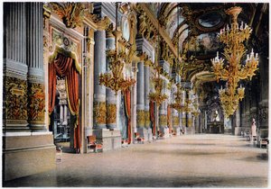 Eingang des Palais Garnier, Paris, um 1900