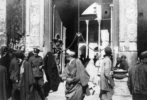 Eingang zur Kazimain-Moschee, Irak, 1917-1919