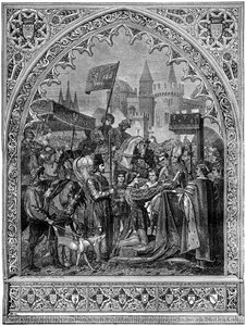 Einzug von Ludwig XI. von Frankreich in Troyes, 1462 von Unbekannt