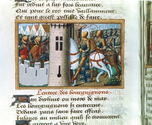 Einzug der Burgunder in Paris, 14. Mai 1418, ca. 1484