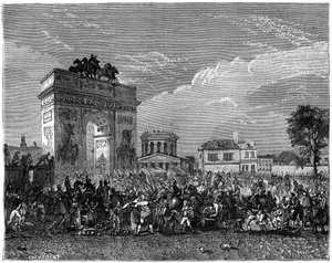 Einzug der Nationalgarde in Paris nach dem preußischen Feldzug, 1807, 1882-1884