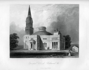 Episkopalkirche, Richmond, Virginia, USA, 1855 von Unbekannt