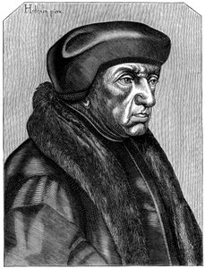 Erasmus 1469-1536, niederländischer Humanist und Theologe, 16. Jahrhundert, 1849