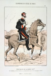 Etat Major de la Garde Nationale, Belagerung von Paris, Deutsch-Französischer Krieg, 1870-1871 von Unbekannt